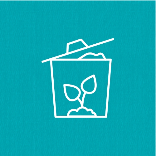 Compost bin icon